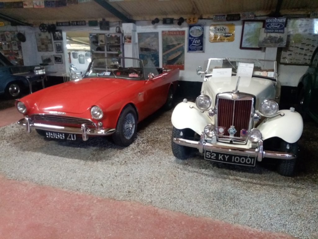1959 Sunbeam Alpine and 1952 MG TD